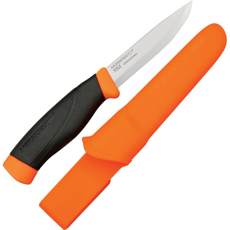 Нож Morakniv Companion Orange, нержавеющая сталь