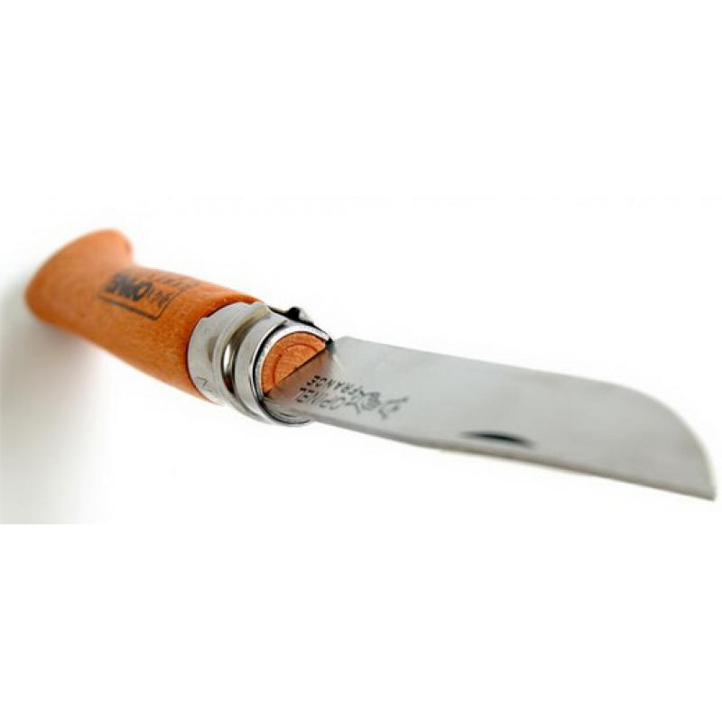 Нож складной Opinel 8VRN (бук/углеродистая сталь)
