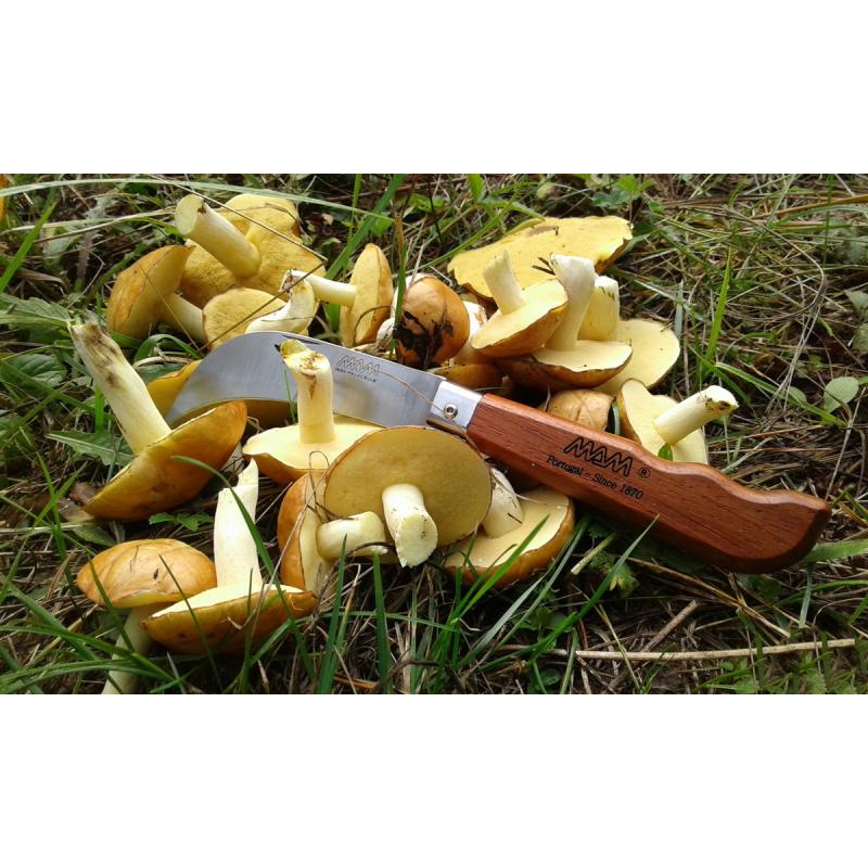 Нож грибной и садовый MAM Garden, сталь AISI 420, рукоять бубинго, в индивидуальной коробке