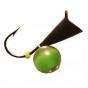 Конус 2,5 с камнем "Кошачий глаз" (мормышка вольфрамовая) 