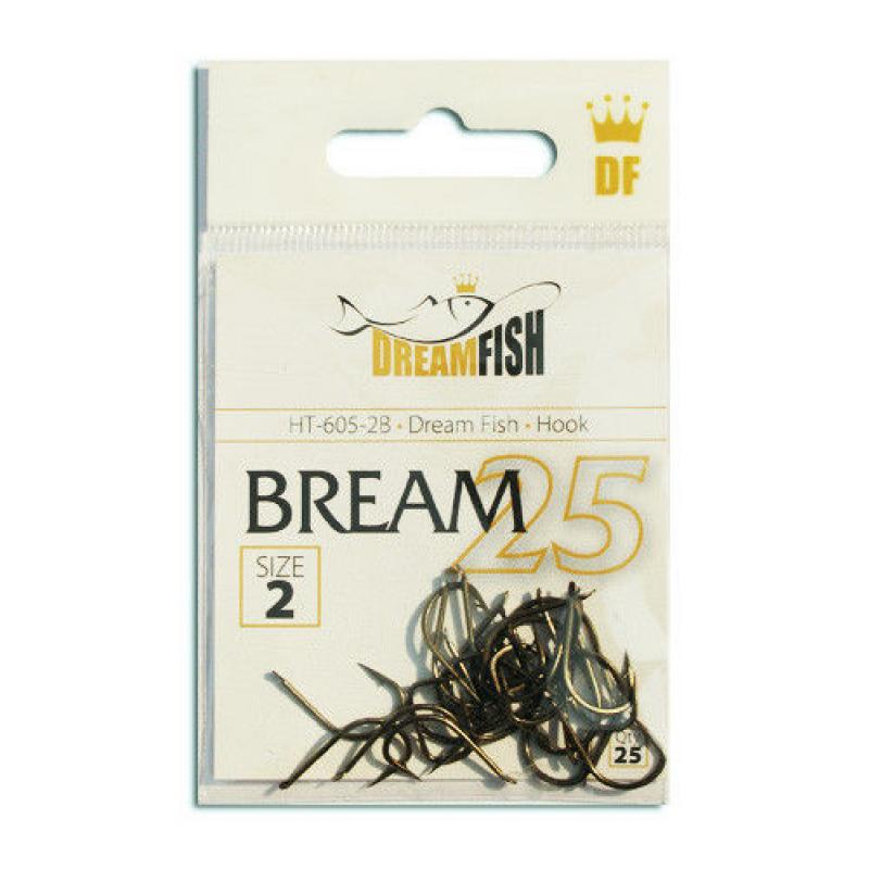 Крючки DreamFish Bream BN4 #2 25 шт/уп
