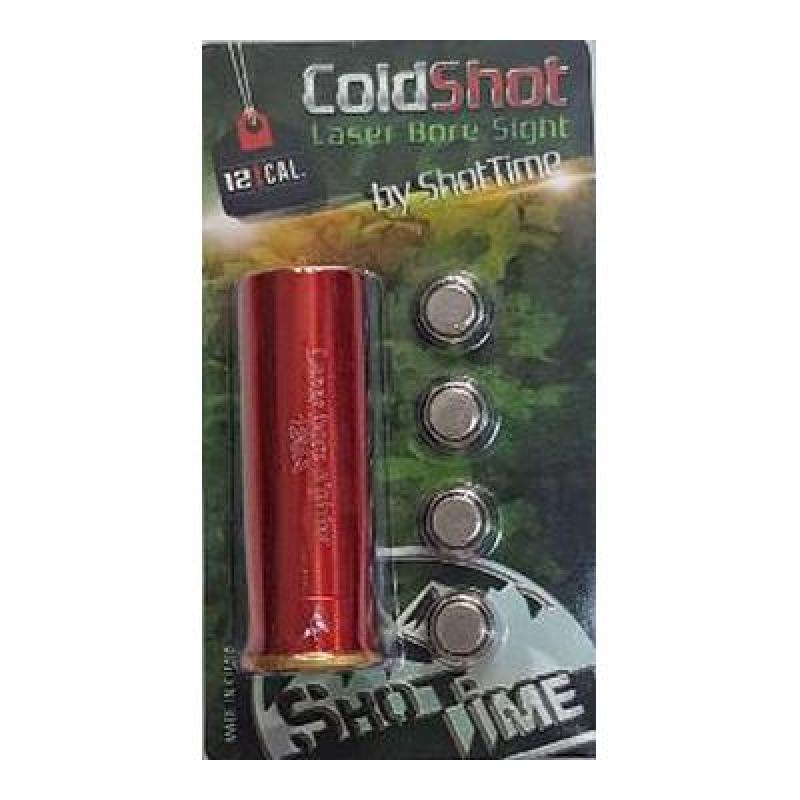 Лазерный патрон ShotTime ColdShot кал.12, материал - латунь, лазер - красный, 655нМ