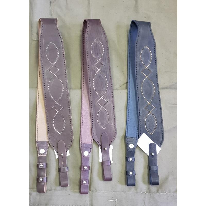 Ремень ружейный фигурный с петлей (кожа)