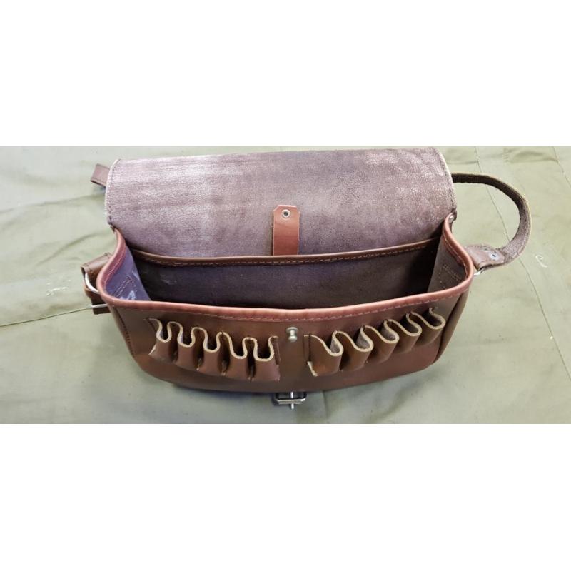 Ягдташ кожаный