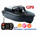 Прикормочный кораблик Jabo 2 GPS автопилот, усиленный аккумулятор 20A Прикормочный кораблик Jabo 2 GPS автопилот, усиленный аккумулятор 20A
