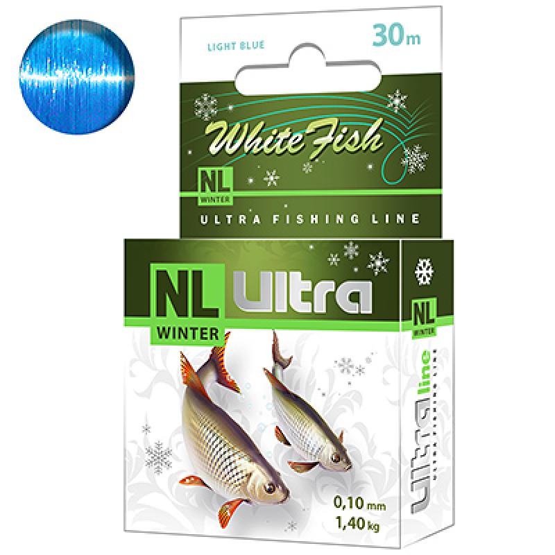 Леска зимняя NL ULTRA WHITE FISH (Белая рыба) 30m