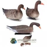 Плавающие Чучела гусей Белолобый Softplast, 3 штуки