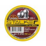 Пули пневматические Stalker 4,5мм Energetic pellets XXL 1,03 г (250шт) Пули пневматические Stalker 4,5мм Energetic pellets XXL 1,03 г (250шт)